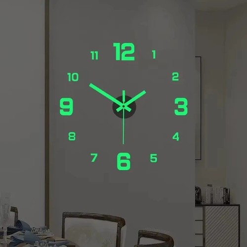 Large wall clock mirror - wall,