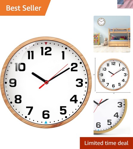 Wall clock inch battery - clock, 9