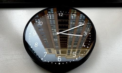 Clock black 15 - -,
