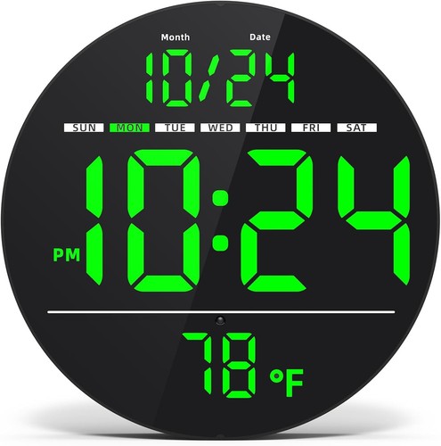 Large digital wall - digital, clock