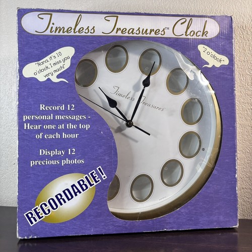 Timeless treasures clock wall - treasures,