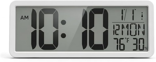 Atomic digital wall clock - wall,