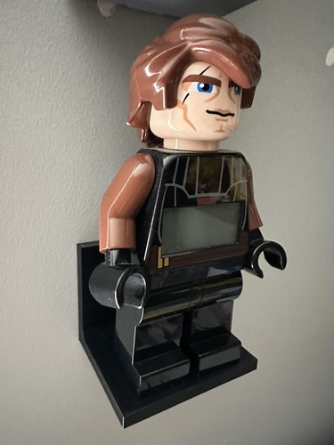Lego alarm clock wall mount - clock, 3d