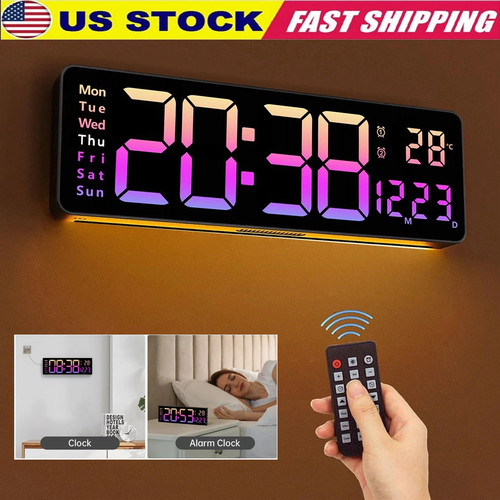 Large digital wall - wall, clock