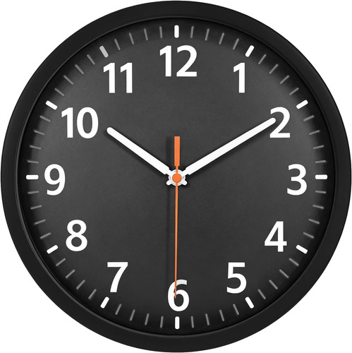 Wall clock inch silent non - 10,