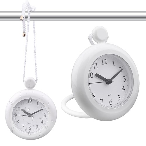 Waterproof analog shower clock - waterproof,