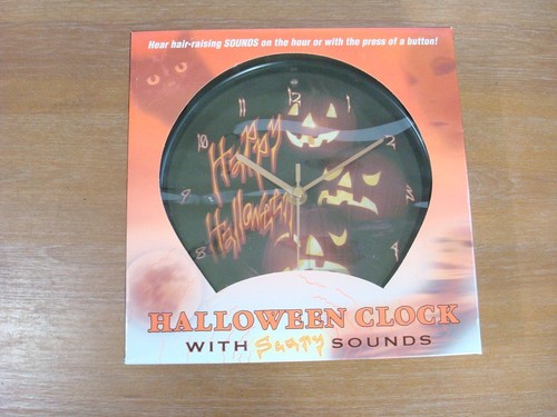Mark feldstein halloween clock - halloween,