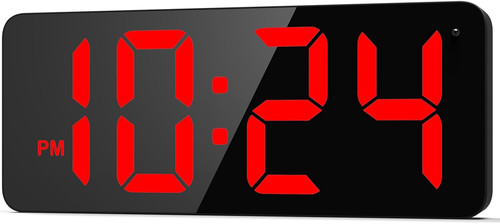 Led digital wall clock with - wall,