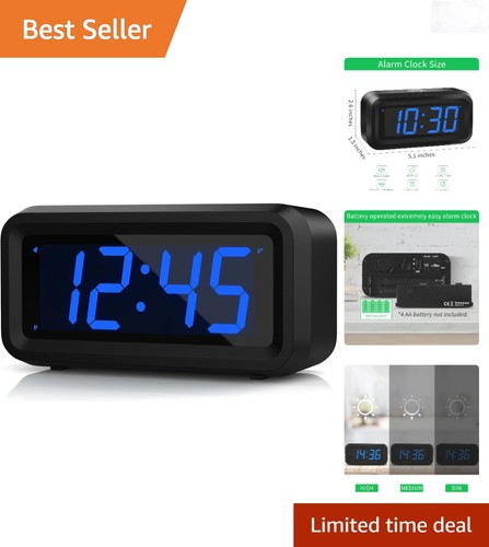 Small digital alarm clock - small,