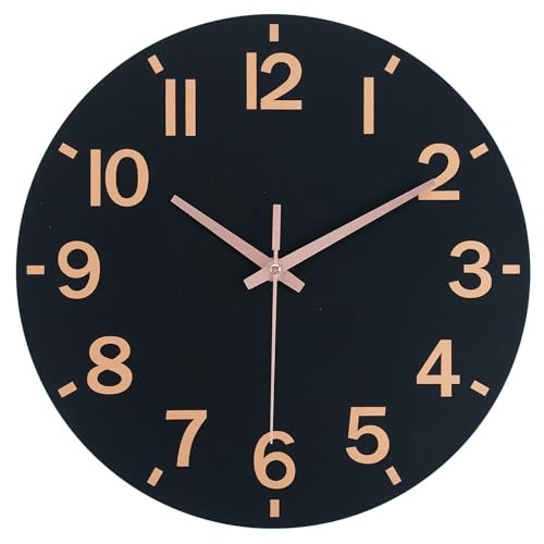 Wall clock inch silent non - inch,