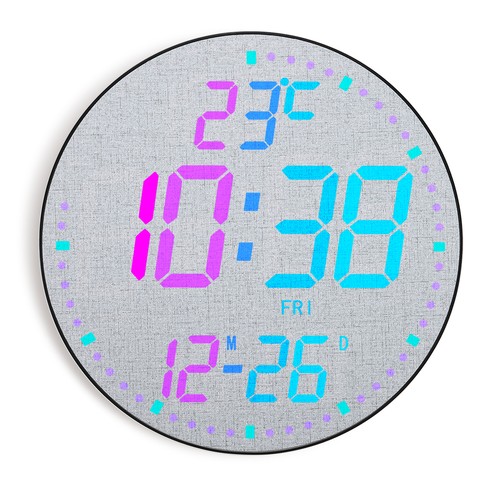 Large digital wall - 12", mount