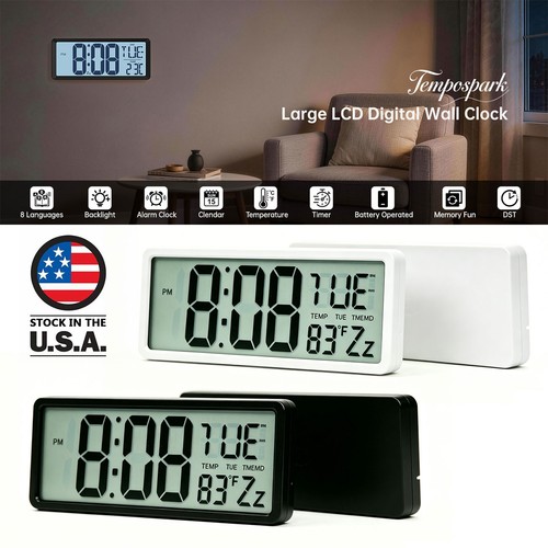 Large lcd digital alarm - 14.2",
