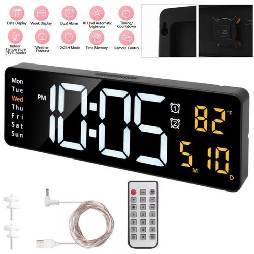 Digital led desk alarm - digital,