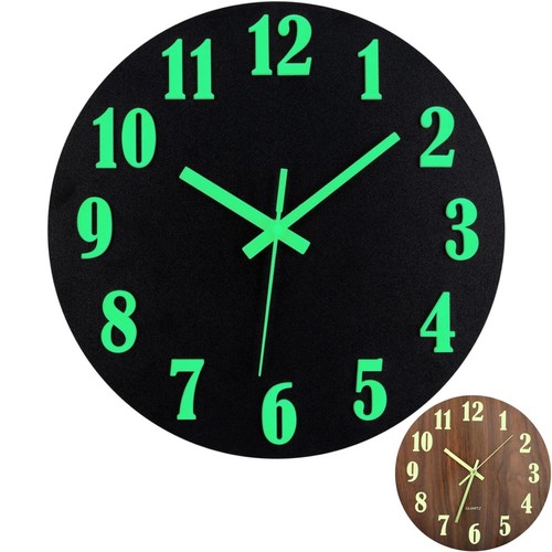Wall clock large luminous - wall,