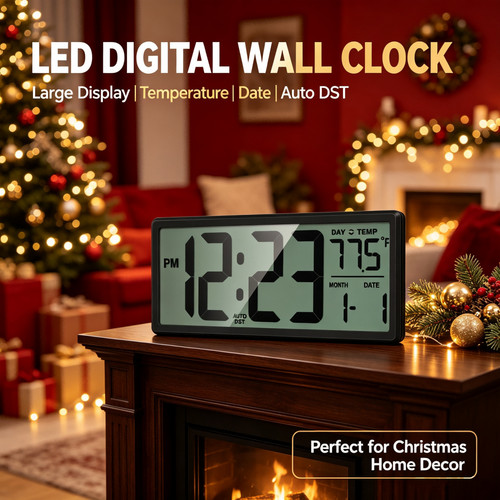 Lcd digital clock wall - clock,,