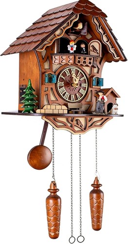 Black forest wooden cuckoo - forest,