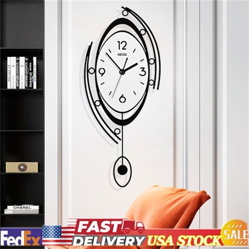 Round wall clock nordic - round, metal