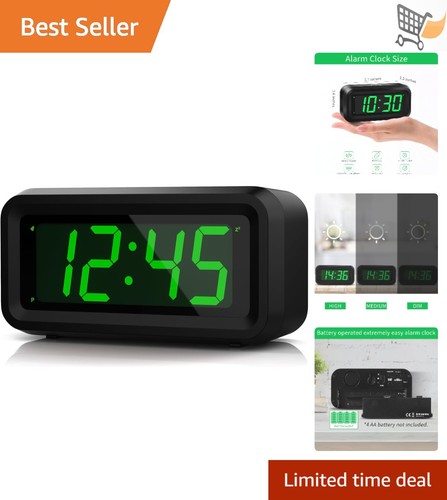 Digital alarm clock small led - clock,